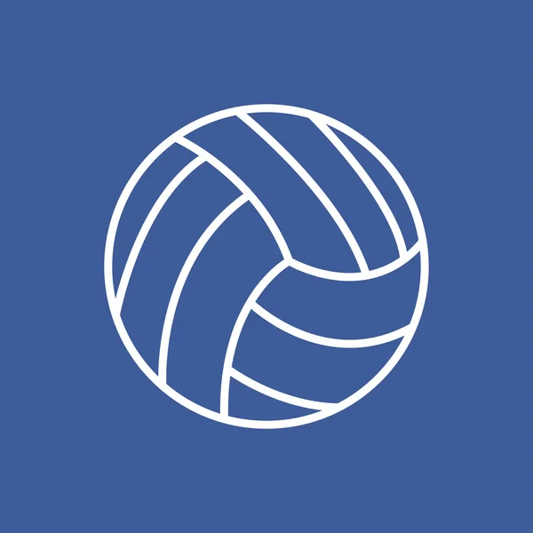 Vector van volleybal — Stockvector