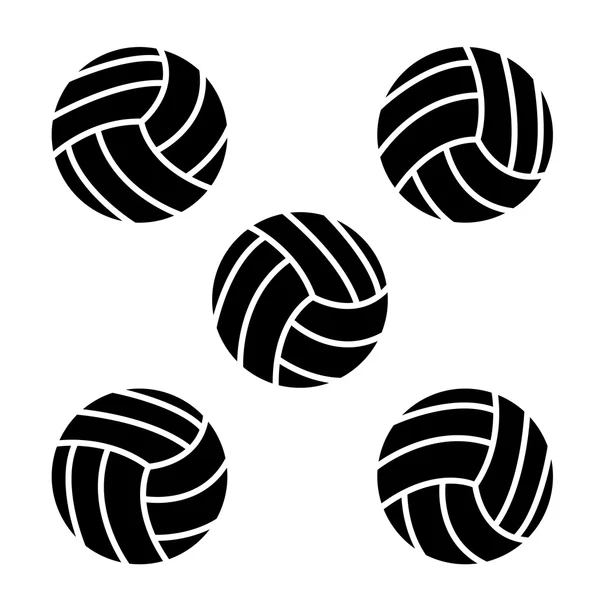 Seamless mönster med volleyboll — Stock vektor