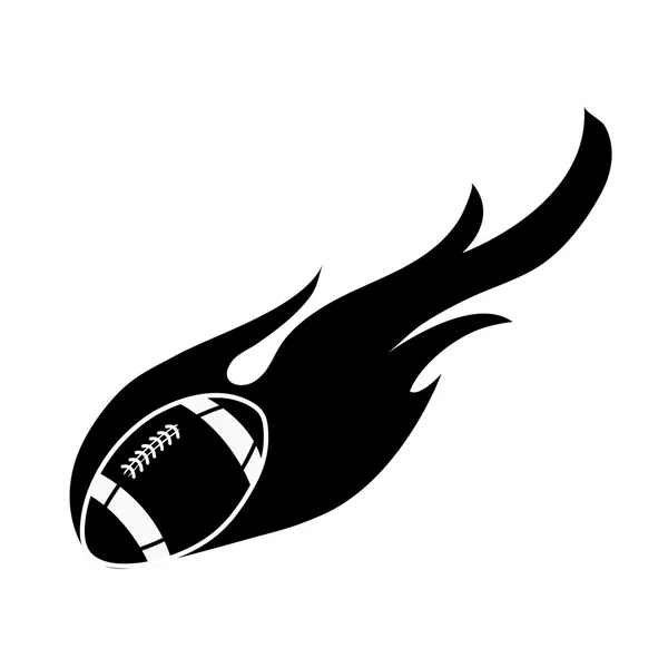 Vector van American football in brand — Stockvector