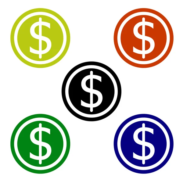 Vector van geld pictogram — Stockvector