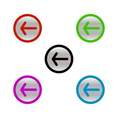 renkli okların vektör