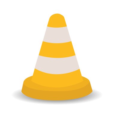 vektör trafik koni