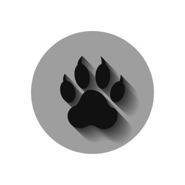 pençe baskı vektör