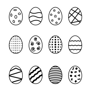 vektör Paskalya yumurtası