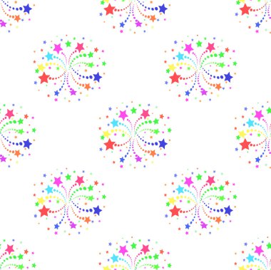 güzel havai fişek ile Seamless Modeli