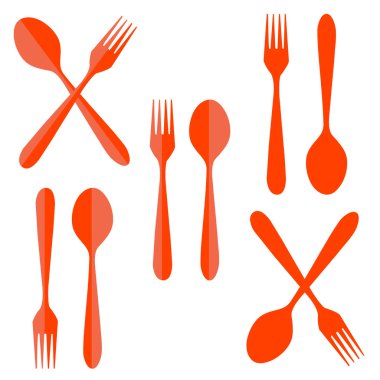 vektör çatal kaşık bıçak