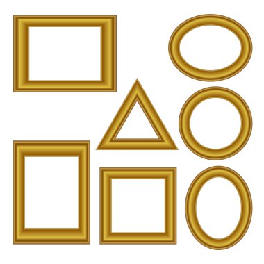 Altın Çerçeve vektör