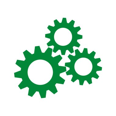 dişli simgesini vektör