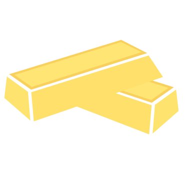 vektör gerçekçi altın barlar