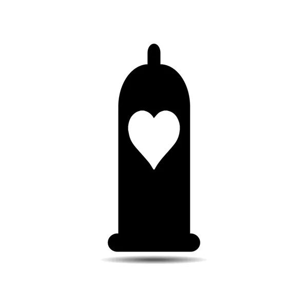 Vetor do ícone do preservativo —  Vetores de Stock