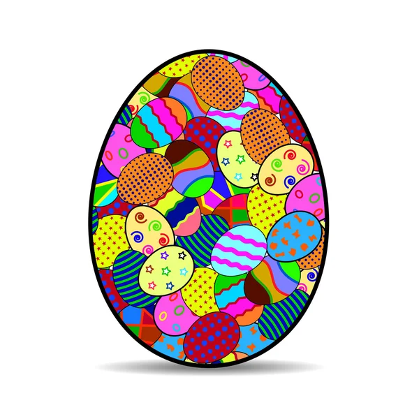 Vector de huevo de Pascua — Vector de stock