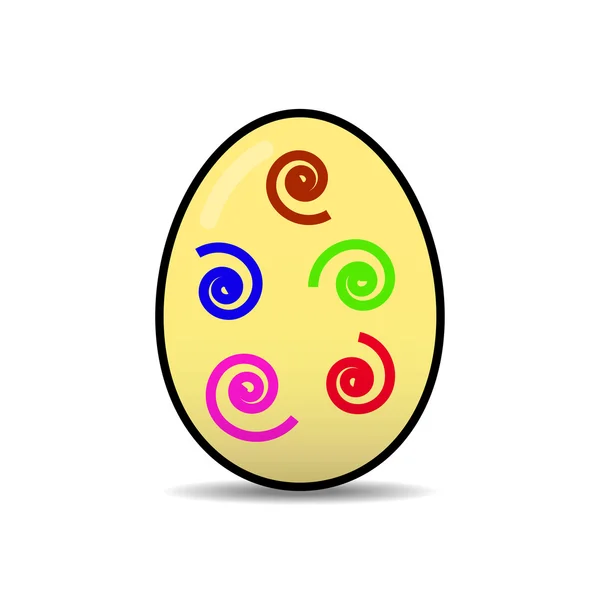 Vector de huevo de Pascua — Vector de stock