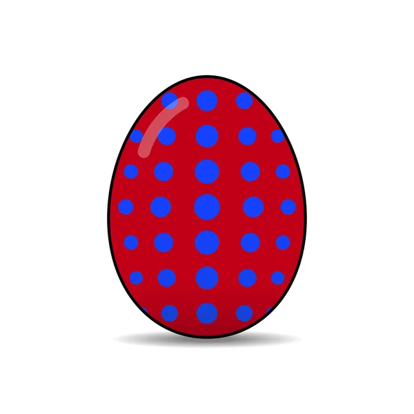 Vector de huevo de Pascua — Vector de stock