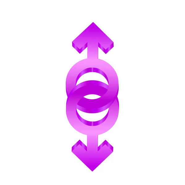 Vector van Gender-pictogram — Stockvector