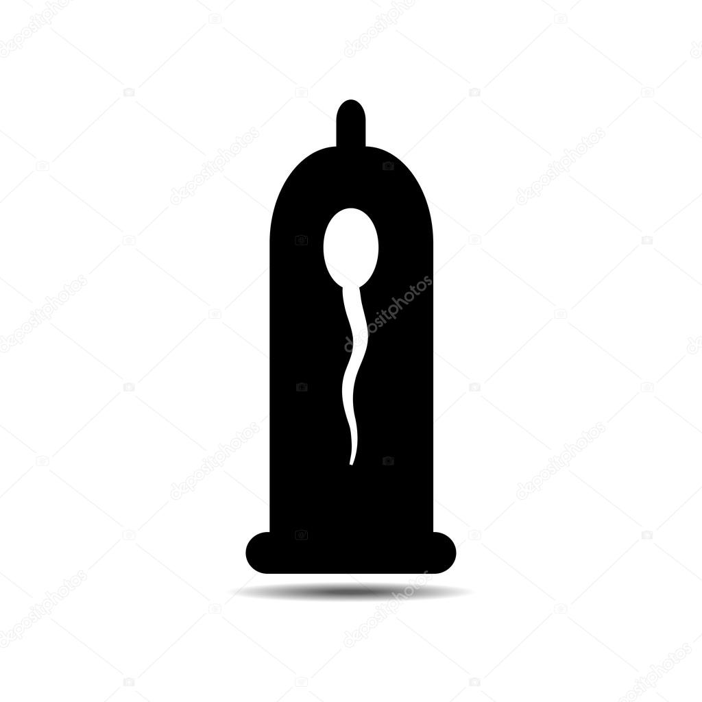 vector of condom icon