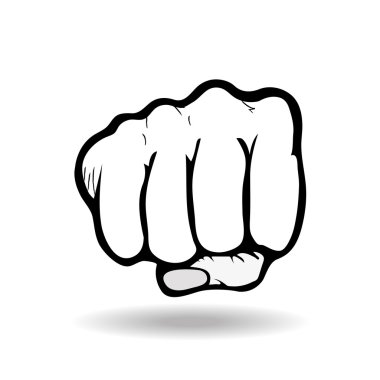 Vektör çizim karikatür el