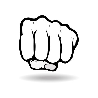 Vektör çizim karikatür el