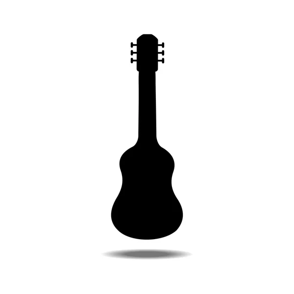 Siluetas de guitarra — Archivo Imágenes Vectoriales