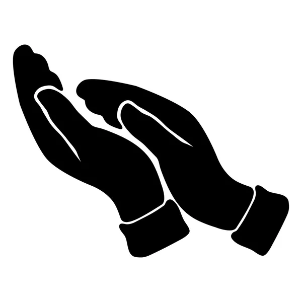 Vecteur d'icône de la main — Image vectorielle