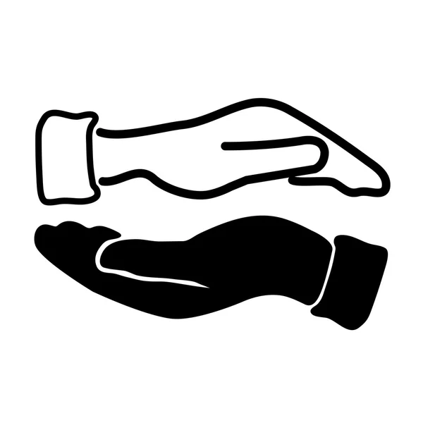 Wektor ikona dłoni — Wektor stockowy