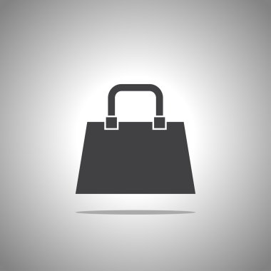çanta simge vektör