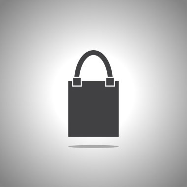 çanta simge vektör