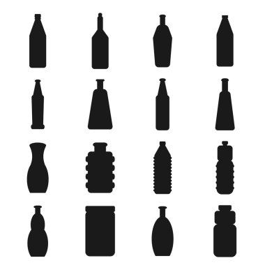 şişe simge vektör