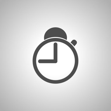 Saat simgesi vektör