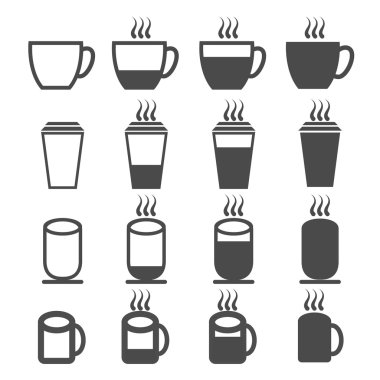 kahve ve çay Kupası vektör