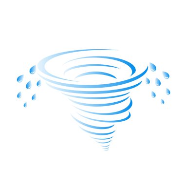 Siklon simge vektör