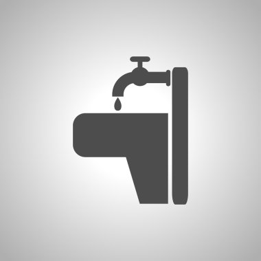 vektör musluk ve lavabo