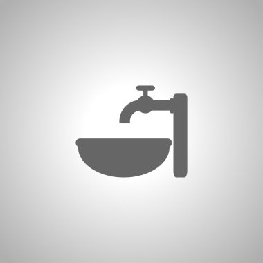 vektör musluk ve lavabo