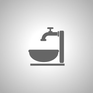 vektör musluk ve lavabo