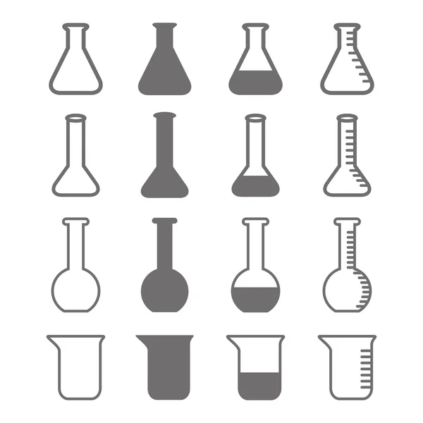 Vecteur de verre de laboratoire — Image vectorielle