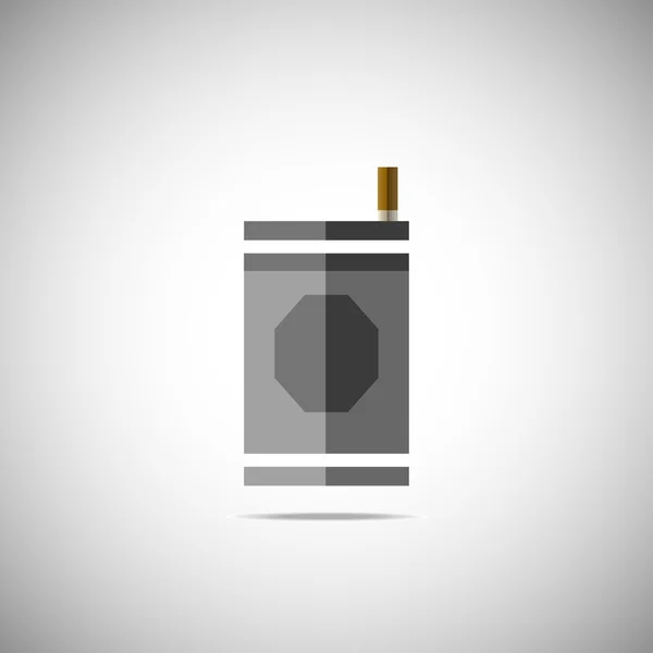 Vector of cigarette packs icon — Stock Vector