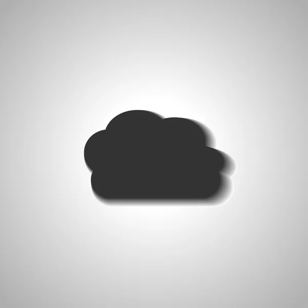 Vector de icono de nube — Archivo Imágenes Vectoriales