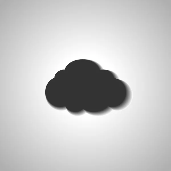 Vektor av cloud-ikonen — Stock vektor