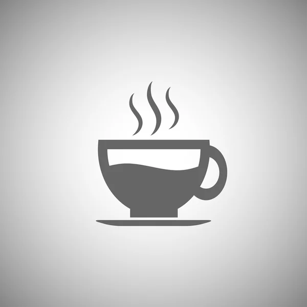 Vector de café y taza de té — Vector de stock