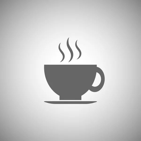 Vector de café y taza de té — Vector de stock