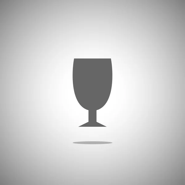 Вектор питної скляної ікони — стоковий вектор