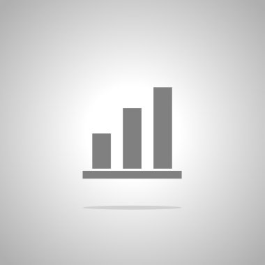 Basit tasarım için Diyagram ve grafik ilgili vektör simgeler