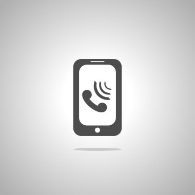 Cep telefonu simgesinin vektörü