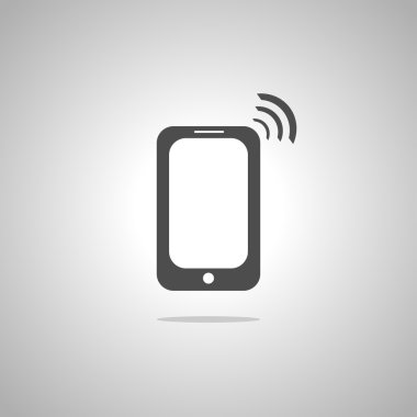 Cep telefonu simgesinin vektörü