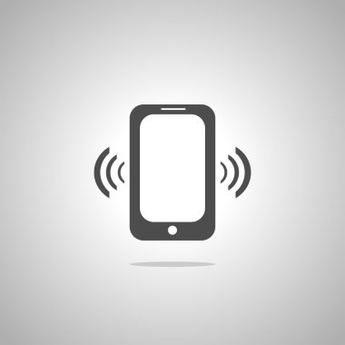 Cep telefonu simgesinin vektörü