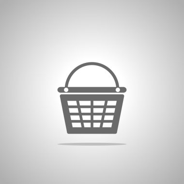 alışveriş sepeti simge vektör