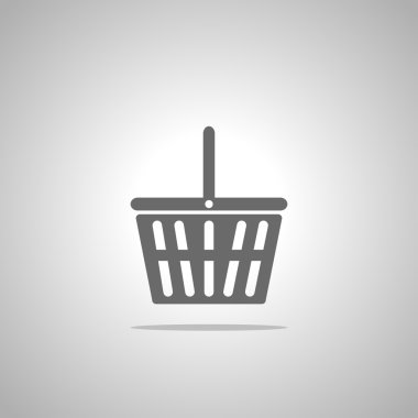 alışveriş sepeti simge vektör