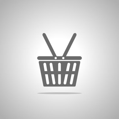 alışveriş sepeti simge vektör