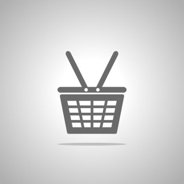 alışveriş sepeti simge vektör