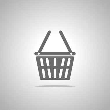 alışveriş sepeti simge vektör