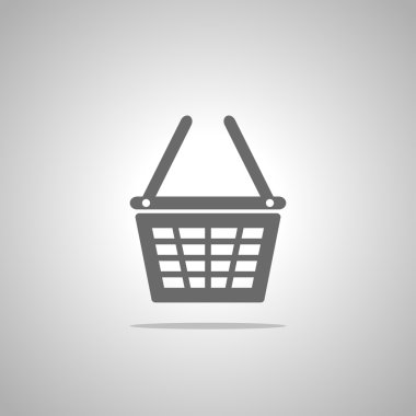 alışveriş sepeti simge vektör